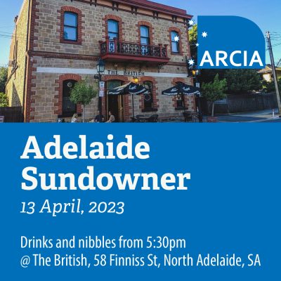 ARCIA Sundowner: Adelaide, April 2023