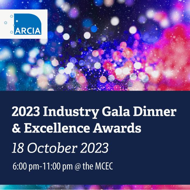 ARCIA Industry Gala Dinner 2023: Melbourne