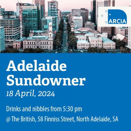 ARCIA Sundowner: Adelaide, April 2024