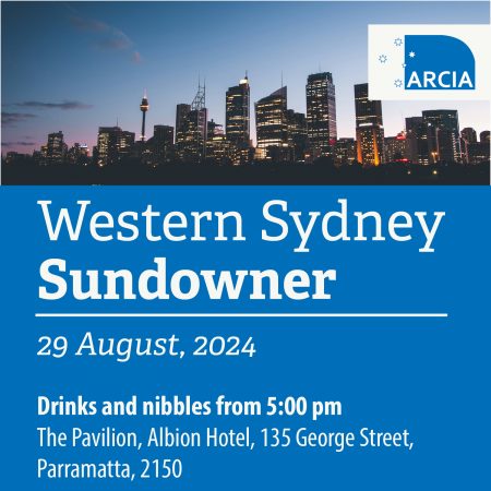 ARCIA Sundowner: Western Sydney, August 2024