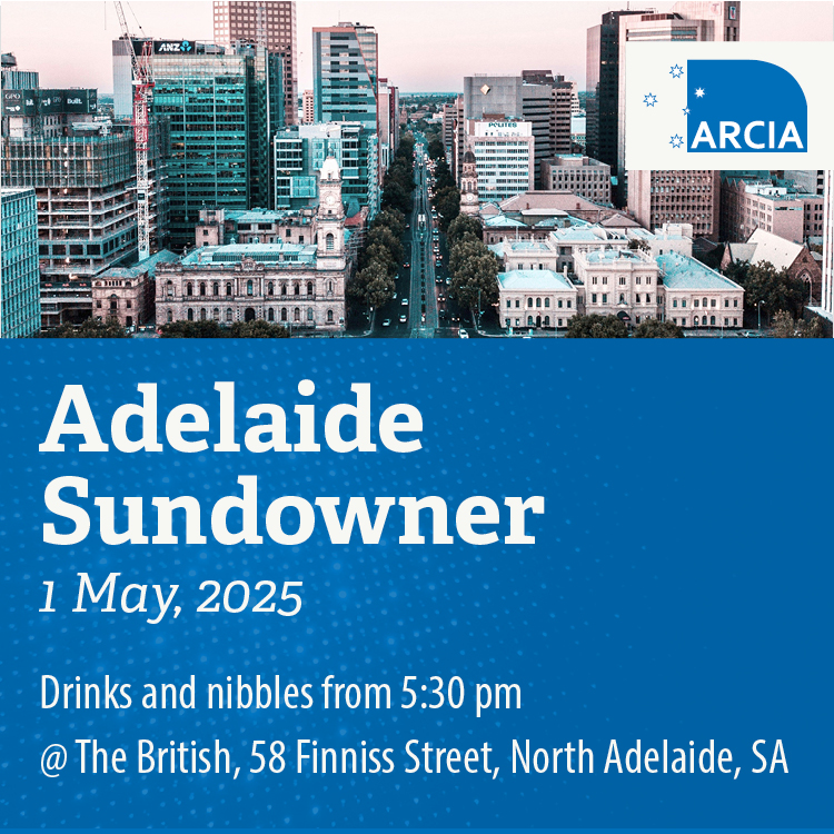 ARCIA Sundowner: Adelaide, May 2025