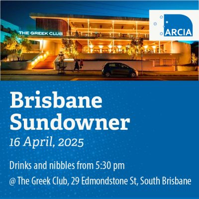 ARCIA Sundowner: Brisbane, April 2025