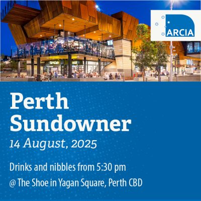 ARCIA Sundowner: Perth, August 2025