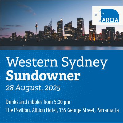 ARCIA Sundowner: Western Sydney, August 2025