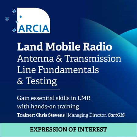 EOI: Land Mobile Radio | Antenna and Transmission Line Fundamentals and Testing: Adelaide 16 September 2026