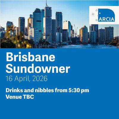 ARCIA Sundowner: Brisbane, April 2026