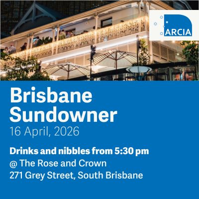 ARCIA Sundowner: Brisbane, April 2026