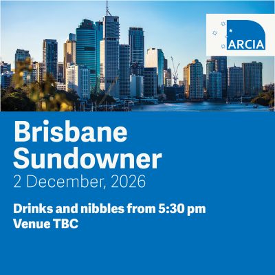 ARCIA Sundowner: Brisbane, December 2026