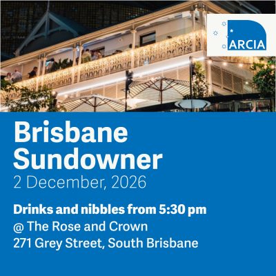 ARCIA Sundowner: Brisbane, December 2026