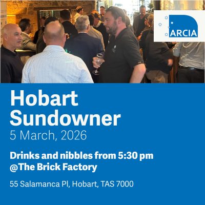 ARCIA Sundowner: Hobart, March 2026