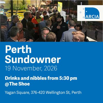 ARCIA Sundowner: Perth, November 2026