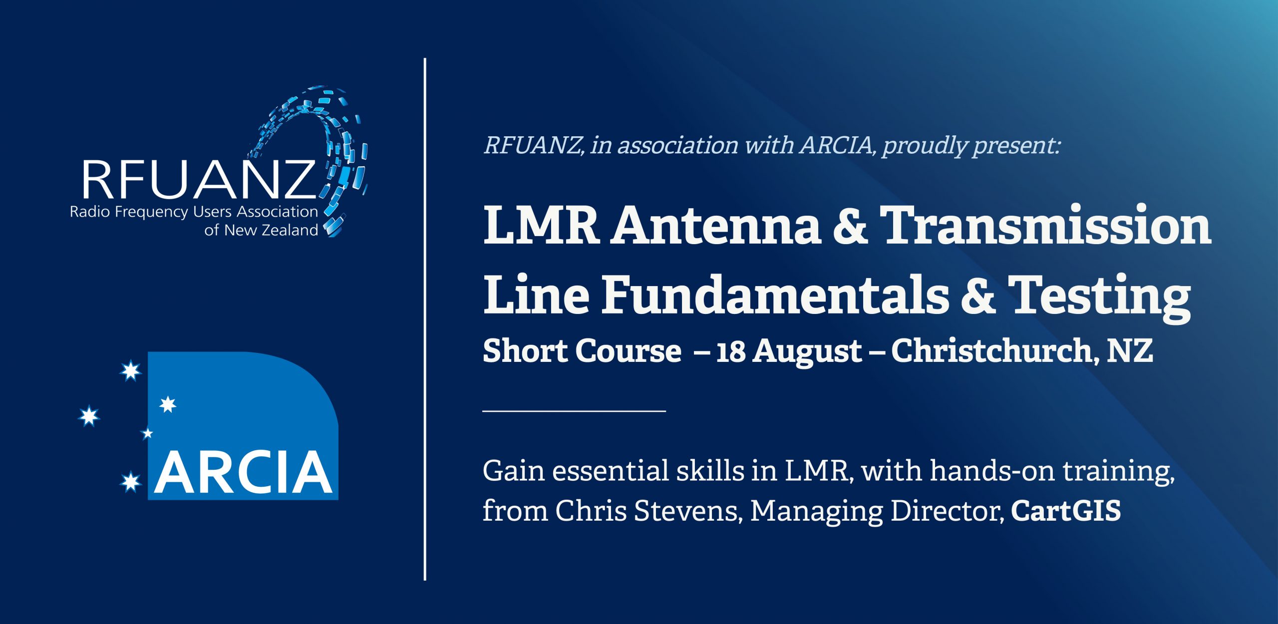 Land Mobile Radio | Antenna and Transmission Line Fundamentals and Testing: Christchurch 18 August 2026
